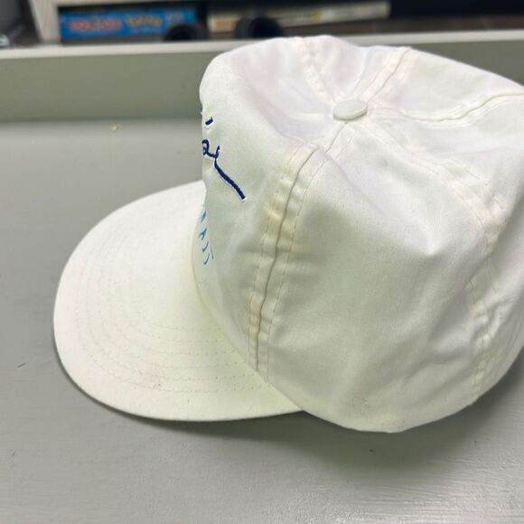 Men's White Embroidered Graphics Paradise BayClub Hawaii Snapback Cap OSFA - Picture 2 of 7